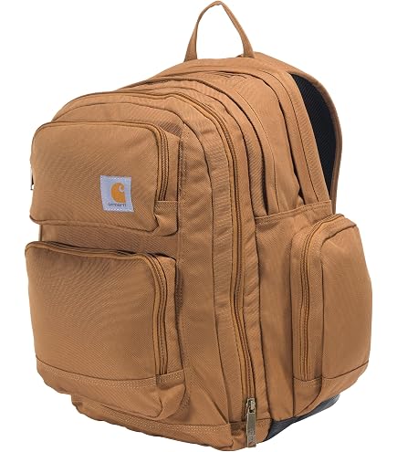 Carhartt レガシーデラックス・ブラウン バックパック Amazon.com: Carhartt Legacy Deluxe Work Backpack with 17-Inch