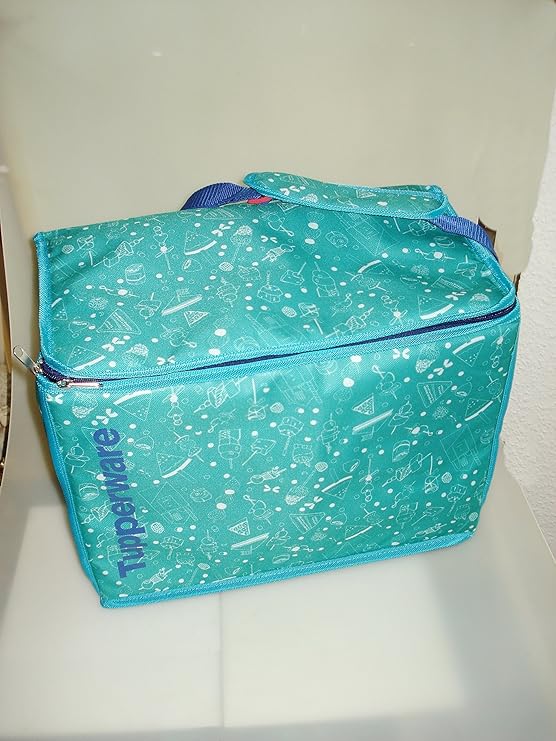 Tupperware nevera Bolsa de picnic plegable verde/azul: Amazon.es ...