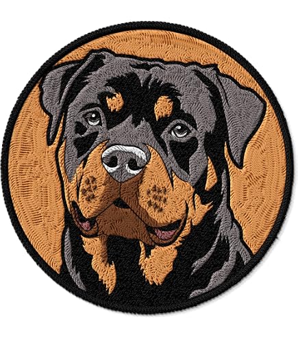 Parche De Perro Rottweiler: Aplique Bordado Para Planchar O Coser - España