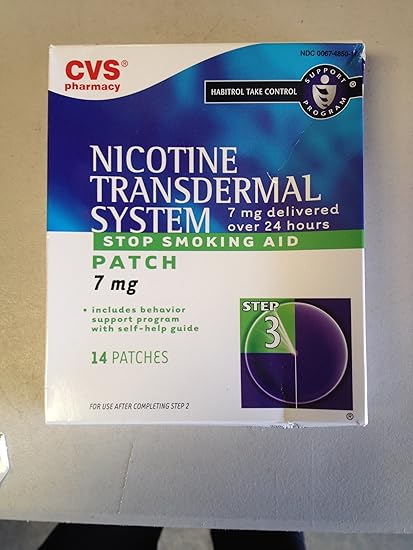 Amazon Com Step 3 Nicotine Transdermal Patch 7 Mg 14 Patches Health Personal Care
