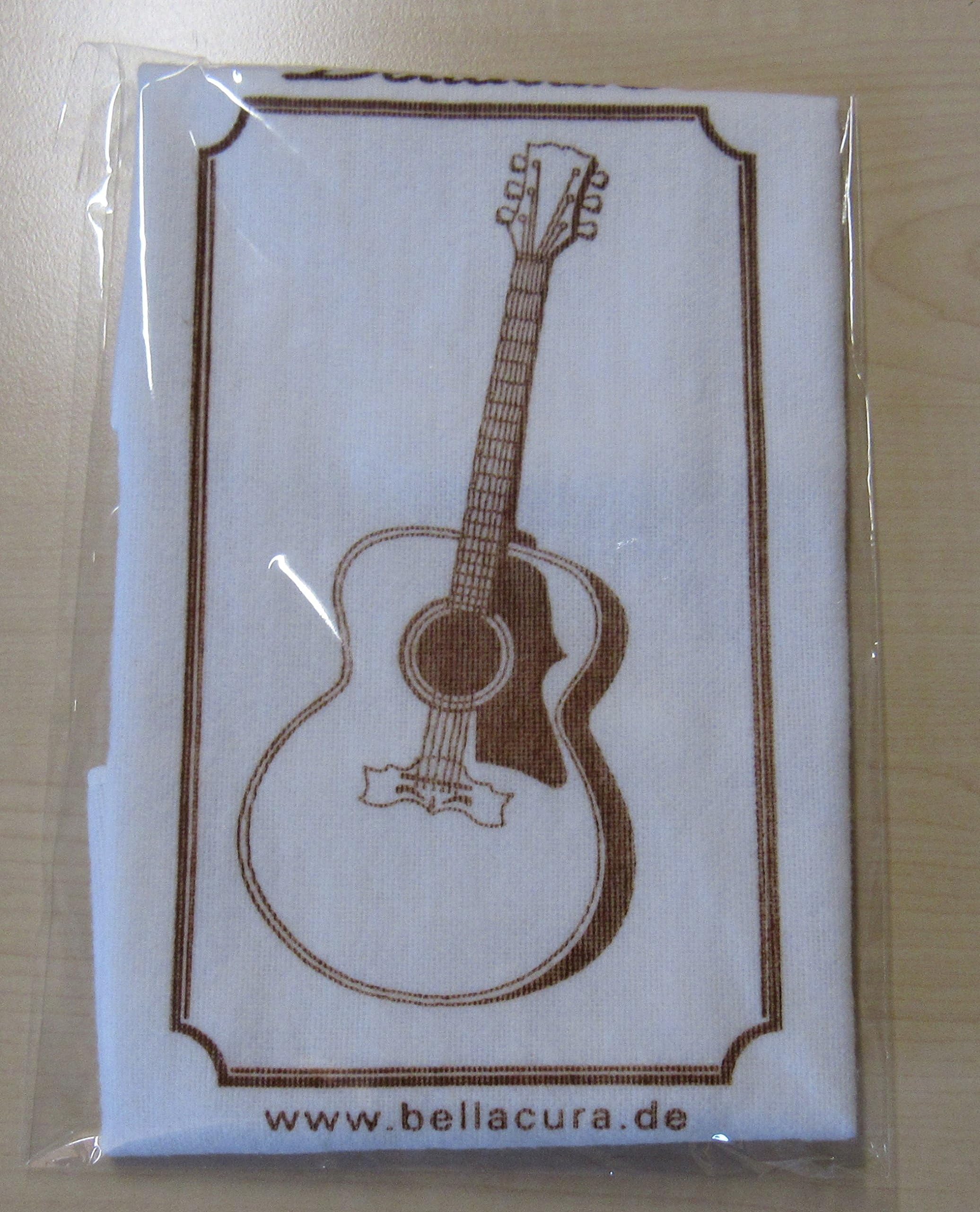 BELLACURA Cover and Polishing Cloth Motiv Gitarre