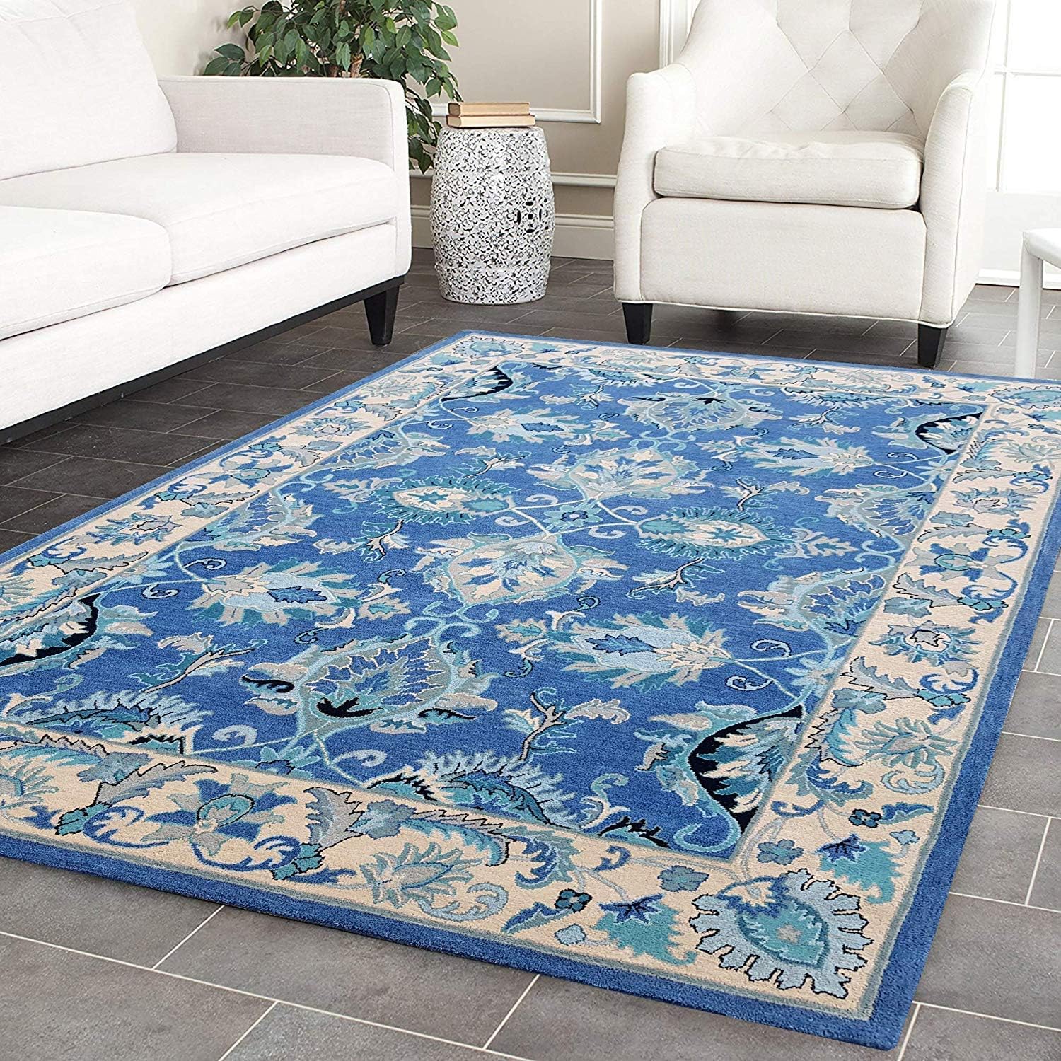 Buy IN COLLECTION Persian Collection Handmade Woolen Rugs Carpets for