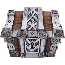 Nemesis Now World of Warcraft Silverbound Treasure Chest Box 10.5