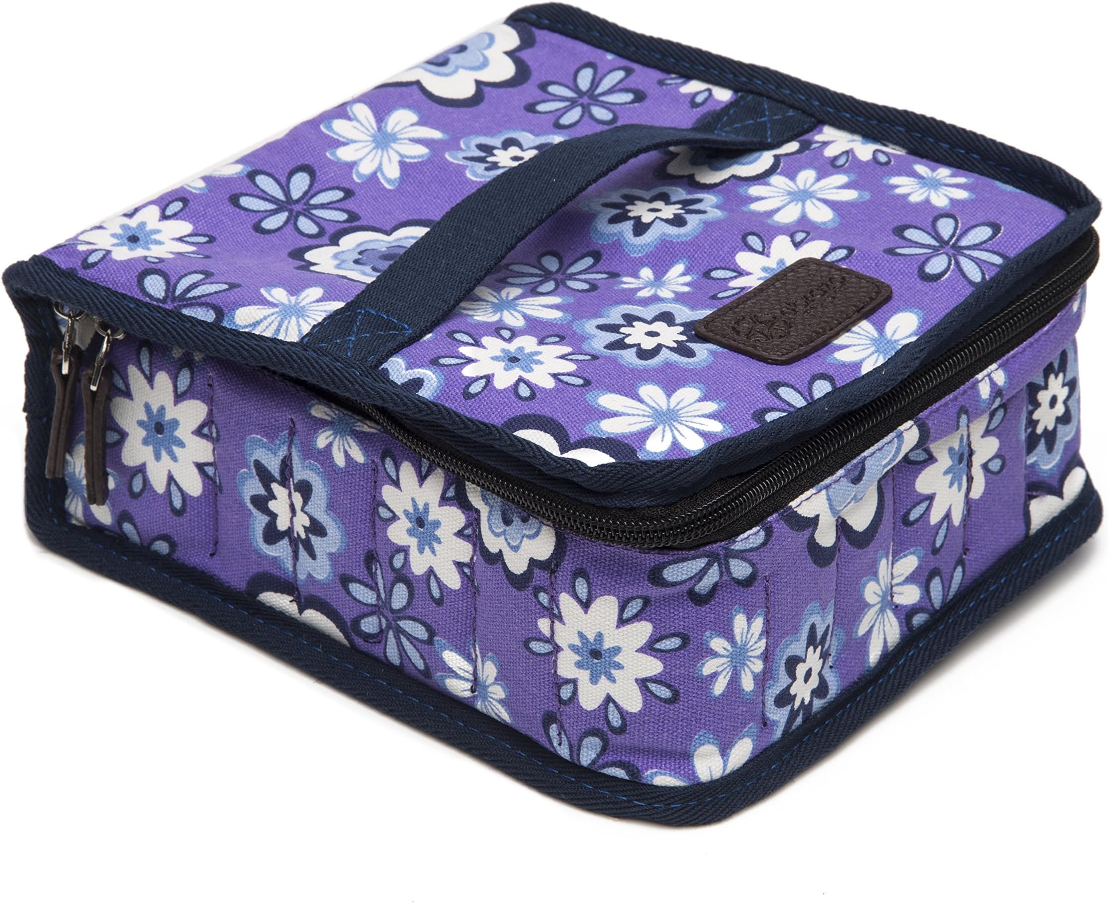 42-Bottle Essential Oil Carrying Case (5ml,10ml,15ml) for doTERRA, Young Living Bottles for Aromatherapy Travel or Storage (Lavender)