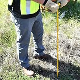 Non-Conductive Fiberglass Soil Probe - 48 Inch Length for Cable and Pipe Detection - Rounded Tip