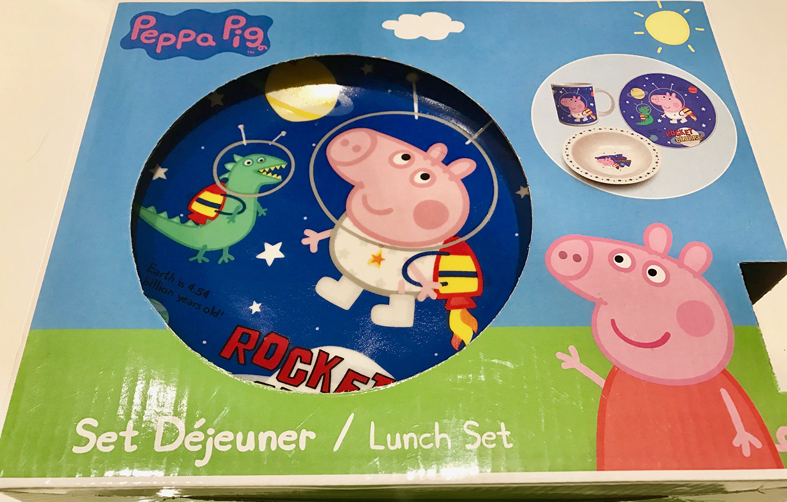 george pig plate set