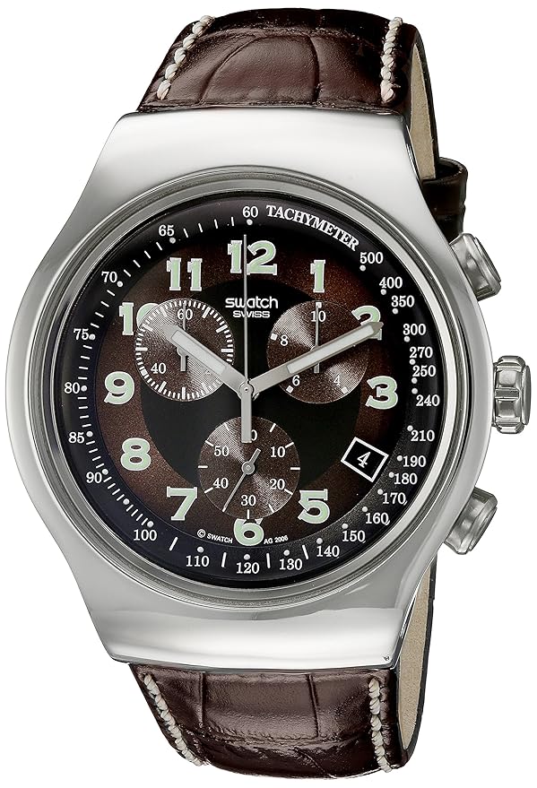 Buy Swatch Irony Analog Brown Dial Men