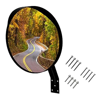 Watchyrback 12 Inch Convex Mirror Outdoor Or Indoor Wide Angle