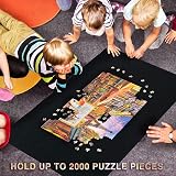 Becko US 2000-Piece Jigsaw Puzzle Mat Roll Up with Pump & Storage Bag view 7