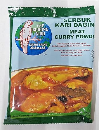 Amazon Com Parrot Brand Cap Burung Nuri Curry Powder Meat