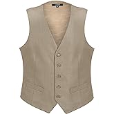 Gioberti Men's Formal Suit Vest Fit for Business or Casual Dress