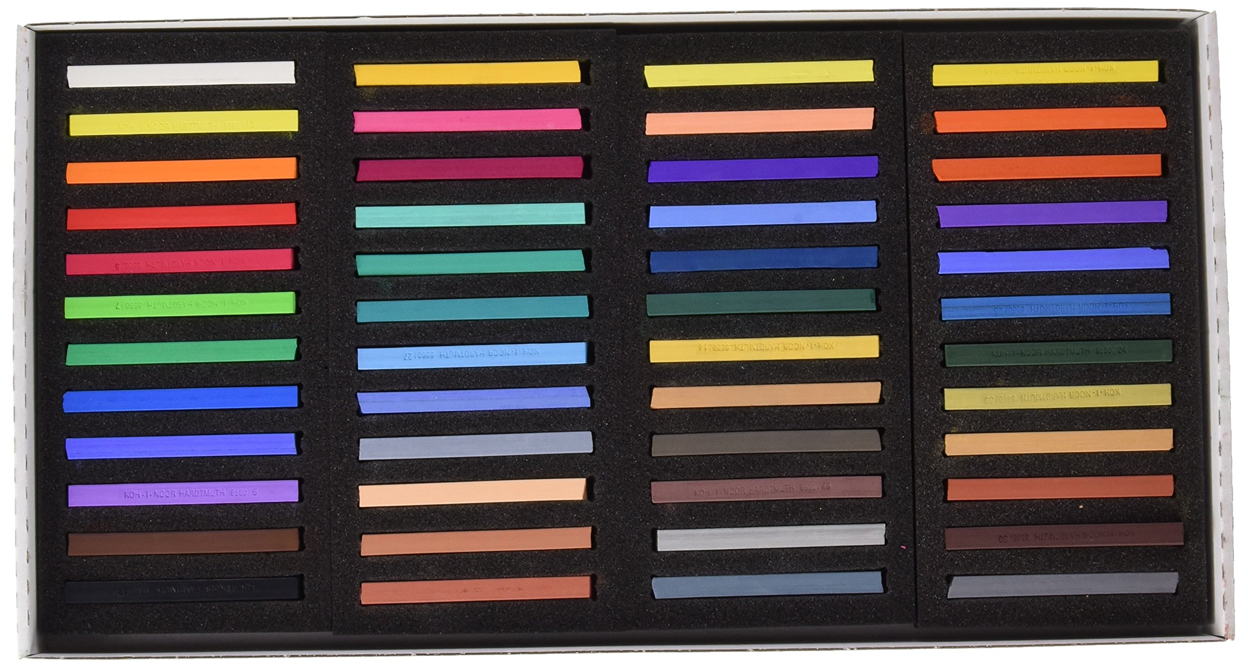 KOH-I-NOOR TOISON D'OR 8586 Artist's Soft Pastels (Pack of 48)