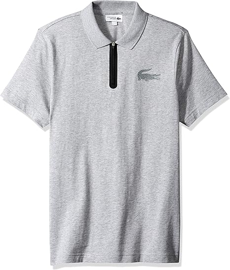lacoste polo white crocodile