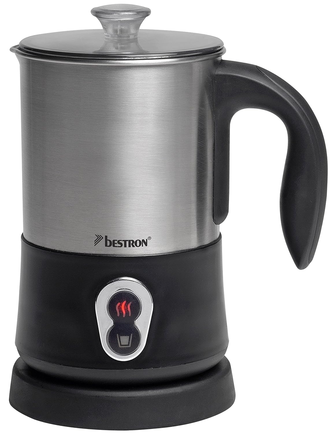 Bestron DSB Batidora espumadora de leche automática W color negro y gris