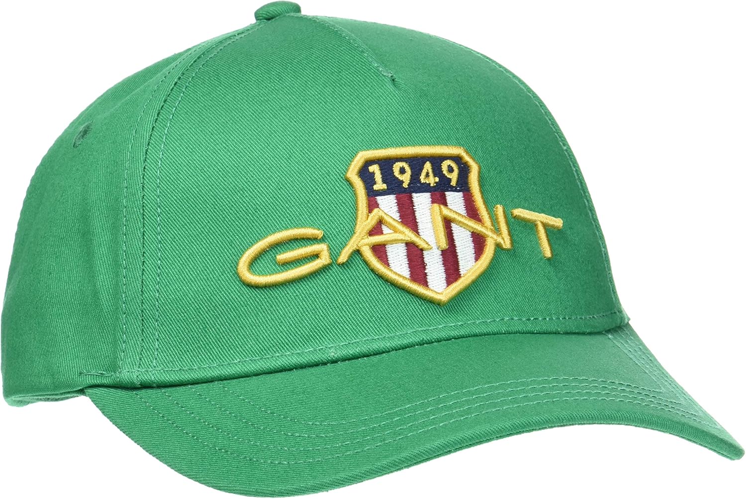 Gant Men's D1. Archive Shield Cotton Cap Baseball, Lush Green, One Size