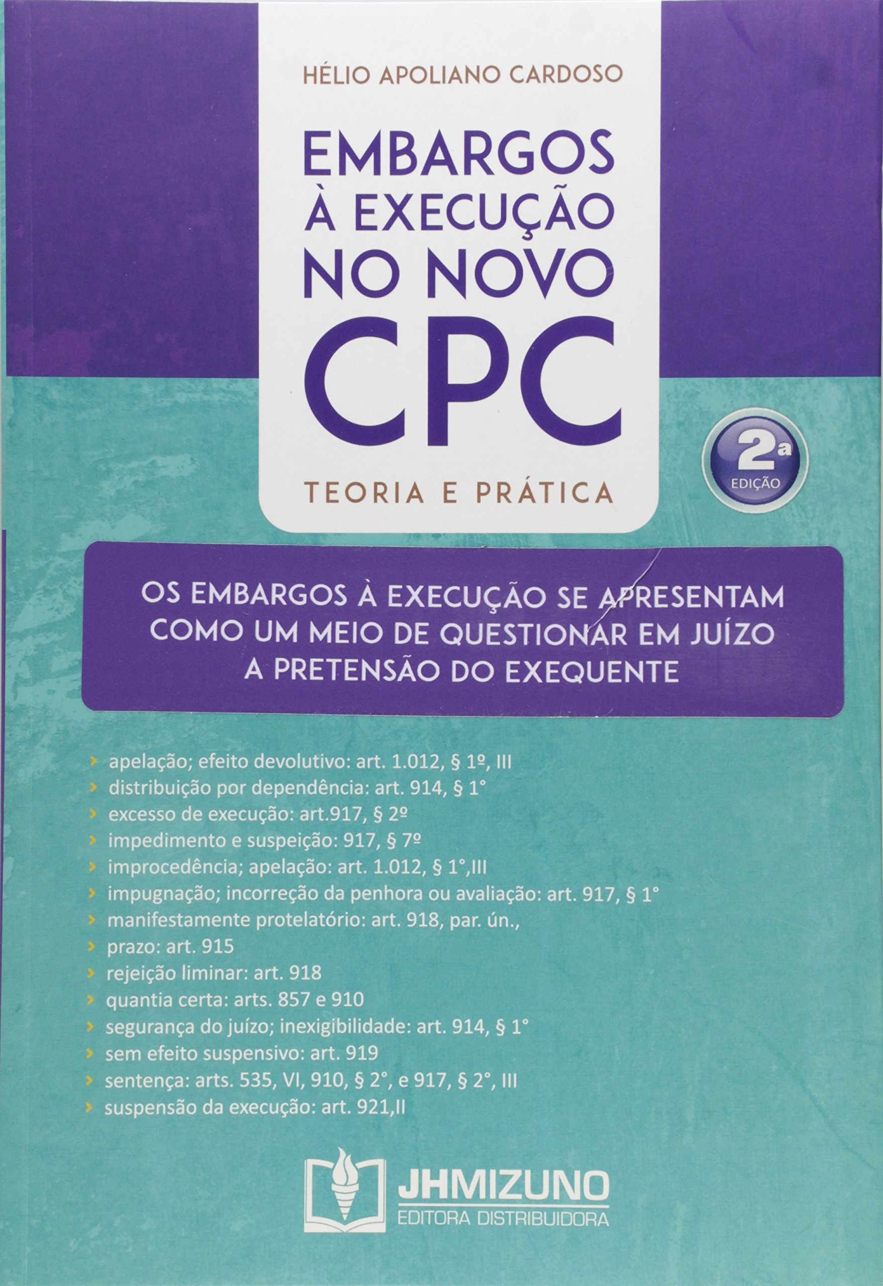 Embargos à Execução no Novo CPC PDF Hélio Apoliano Cardoso