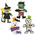 READY 2 LEARN Create Your Own Halloween Characters - Set of 4 - DIY Halloween Craft for Kids - Magnetic - No Glue Required - Kid-Friendly Instructions