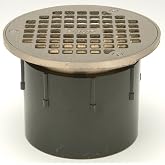 Zurn FD2210-AB2 Adjustable Floor Drain, ABS Body, 2" Solvent Weld Connection, Nickel