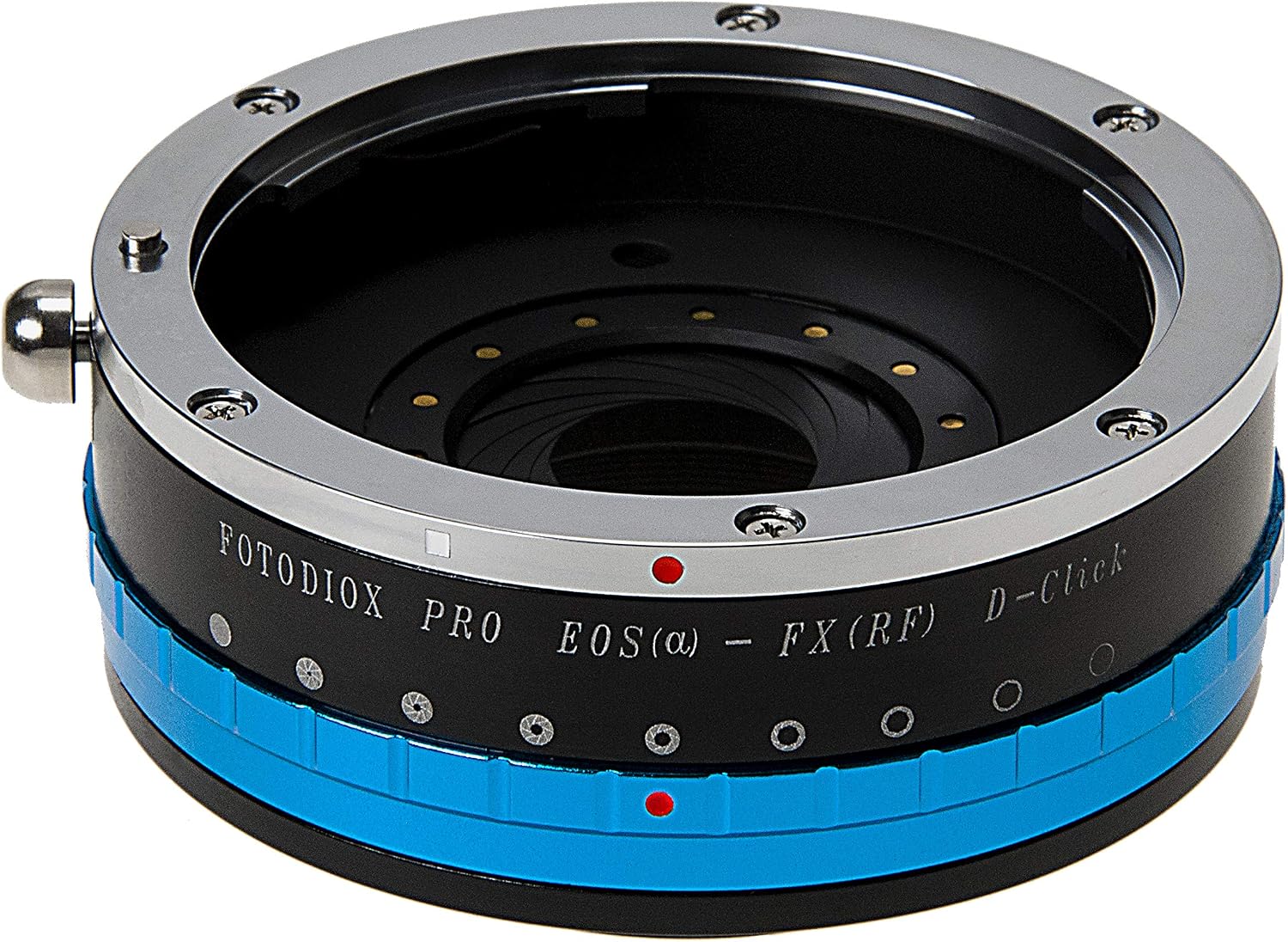Fotodiox Lens Mount Adapter with Iris, Canon EOS lens to Fujifilm X Camera Body (X-Mount), for Fujifilm X-Pro1, X-E1