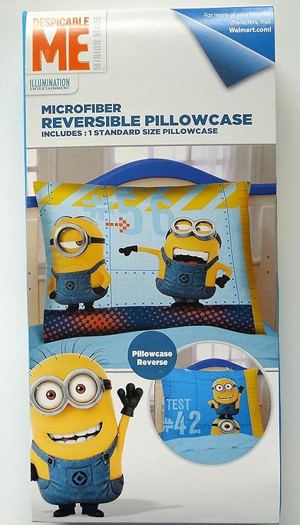 Despicable Me Minions Pillowcase Microfiber Reversible Amazon In