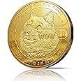 innoGadgets Physical Dogecoin Plated with 24-Carat Gold. A Real Collector‘s Item with Protective case