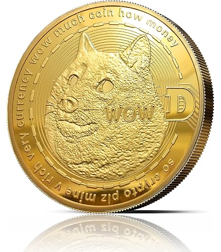 Amazon.com: 3Pcs Dogecoin Coins-Protective Collectible Gifts