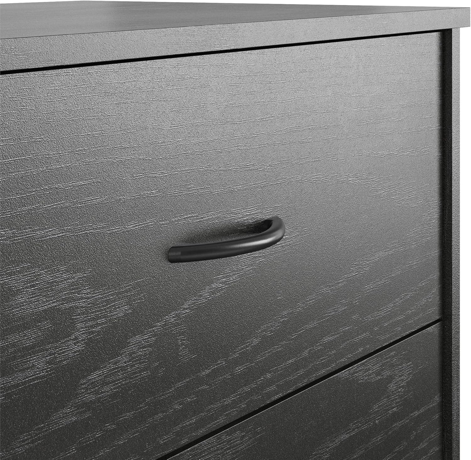 Mainstays Classic 5 Drawer Dresser (Black Oak): Kitchen & Dining