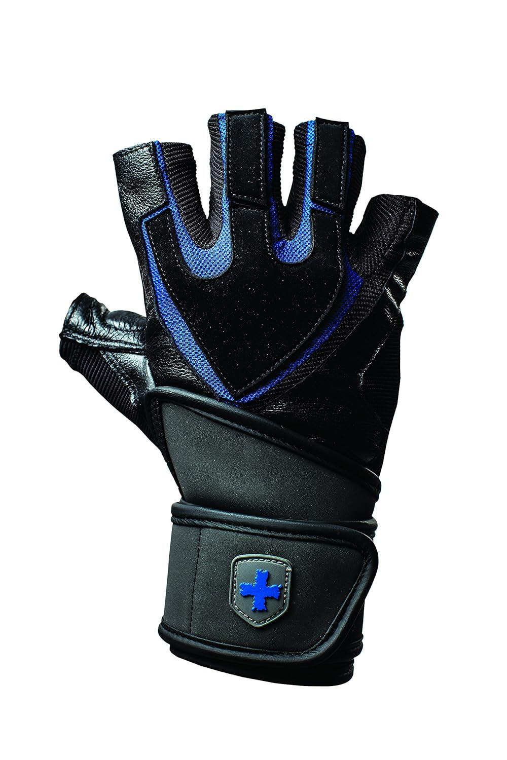 Harbinger Training Grip Wrist Wrap Tech GelPadded Leather Palm