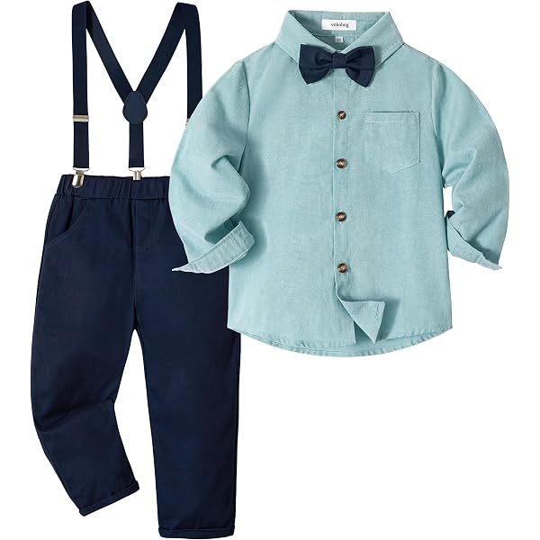 Vetement Formel Enfant Adorel - Costume Bébé Garçon Cérémonie - Pantalon Chemise Bretelles Nœud Papillon - Mariage Baptême Vêtement Bébé Coton élégant Vetement Formel Enfant Adorel - Costume Bébé Garçon Cérémonie - Pantalon Chemise Bretelles Nœud Papillon - Mariage Baptême Vêtement Bébé Coton élégant