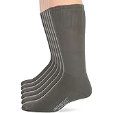 Jefferies Socks mens Military Uniform All Season Rib Top Crew Boot Socks 6 Pack