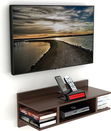Wudville Coober Engineered Wood Tv Entertainment Wall Unit Set Top Box Stand Standard Amazon In Electronics