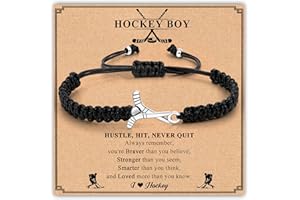 PEALICIOUS Soccer Bracelets Golf Gifts for Men Golfers with Natural Stone, Hockey Bracelet as Hockey Gifts for Boys, Mens Soccer Golf Stuff for Team, Ideal Christmas Stocking Stuffers for Son and Dad