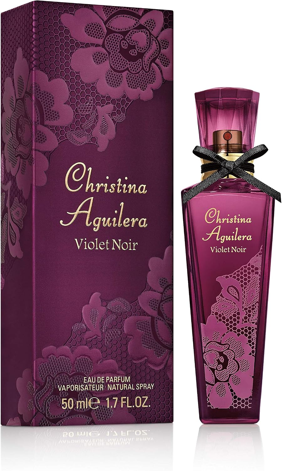 Christina Agilera Violet Noir Eau de Parfum Spray 50 ml, 50 ml (Pack of 1)