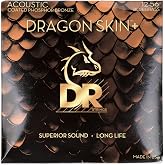 DR Strings Dragon Skin+ Phosphor Bronze Coated Acoustic Guitar Strings - .012-.056 Bluegrass