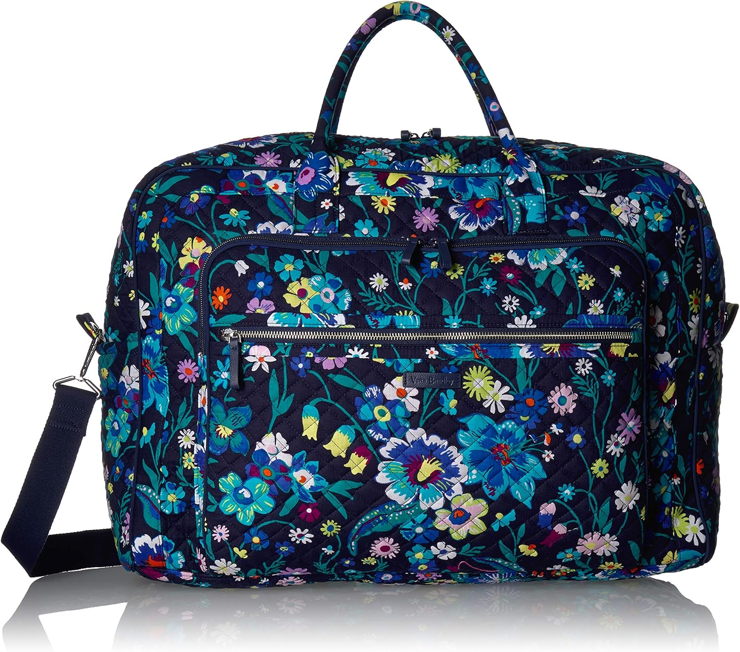Vera Bradley Women's Iconic Signature Cotton Grand Weekender Travel Bag