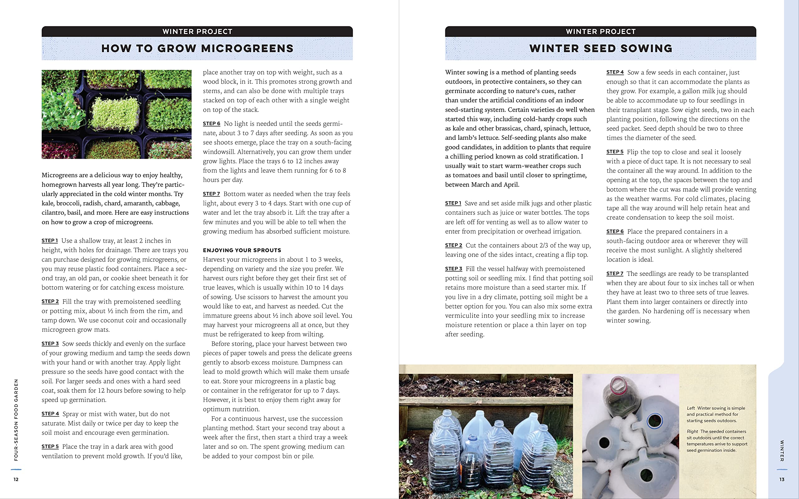 Four-Season Food Gardening: How to grow vegetables, fruits, and herbs year-round