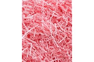 MagicWater Supply - 2 LB - Pink - Soft & Thin Crinkle Cut Paper Shred Filler great for Gift Wrapping, Basket Filling, Birthdays, Weddings, Anniversaries, Valentines Day, and other occasions