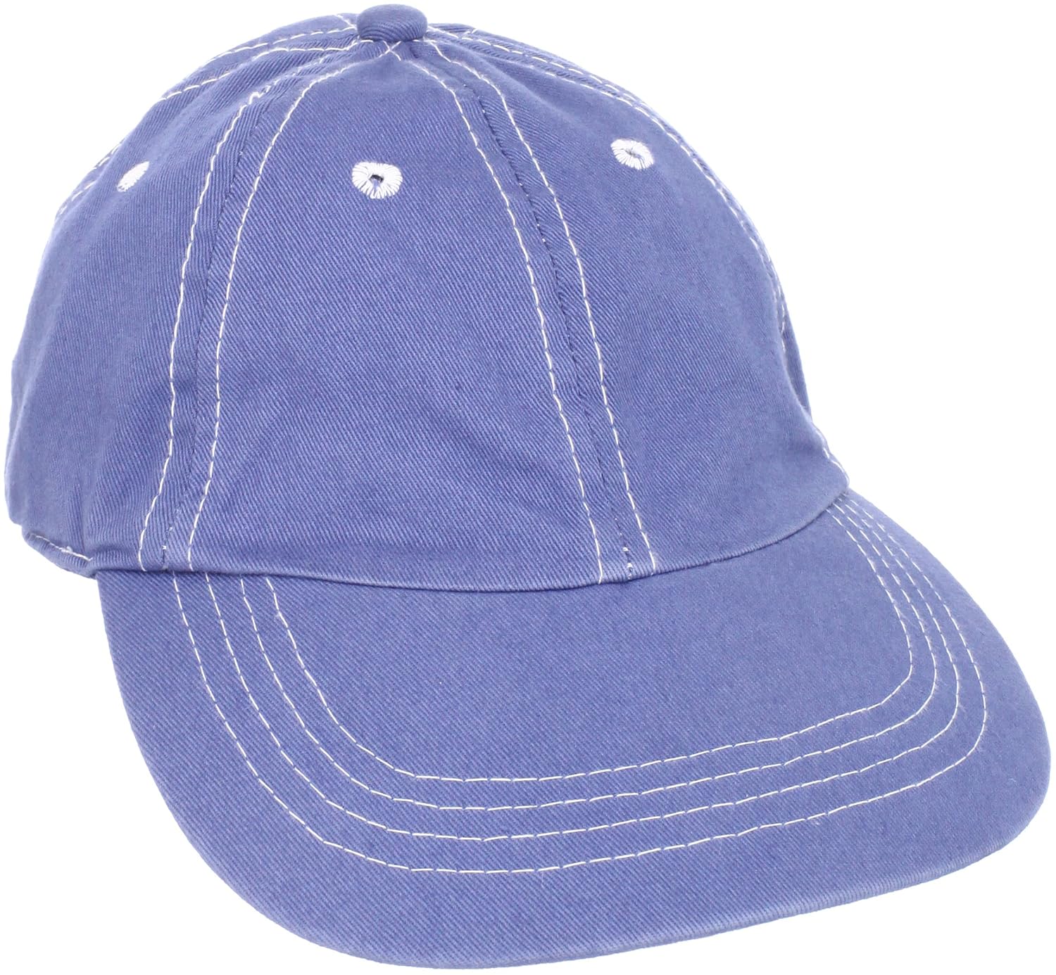 City Threads Little Boys' Solid Baseball Hat, Denim Blue, Large Amazon