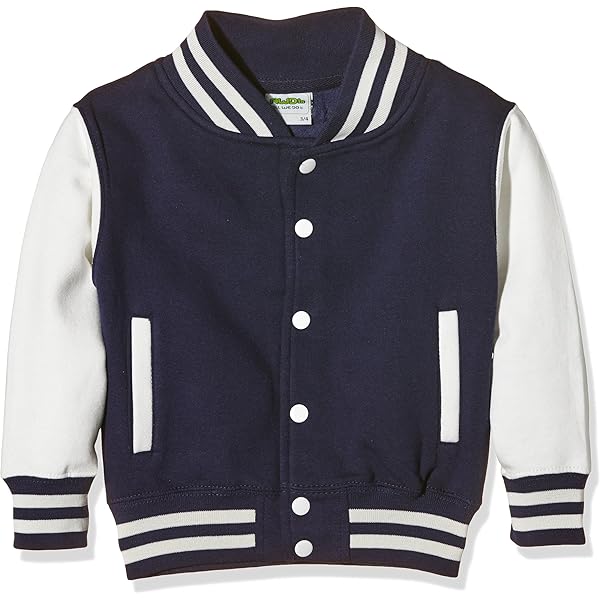 eesett Varsity Jacket (Gordon) ネイビー 34 Stylish Navy Varsity Jacket - E-Set Gordon, Size 34