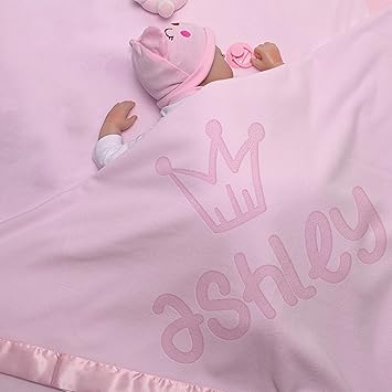 large personalized baby blankets