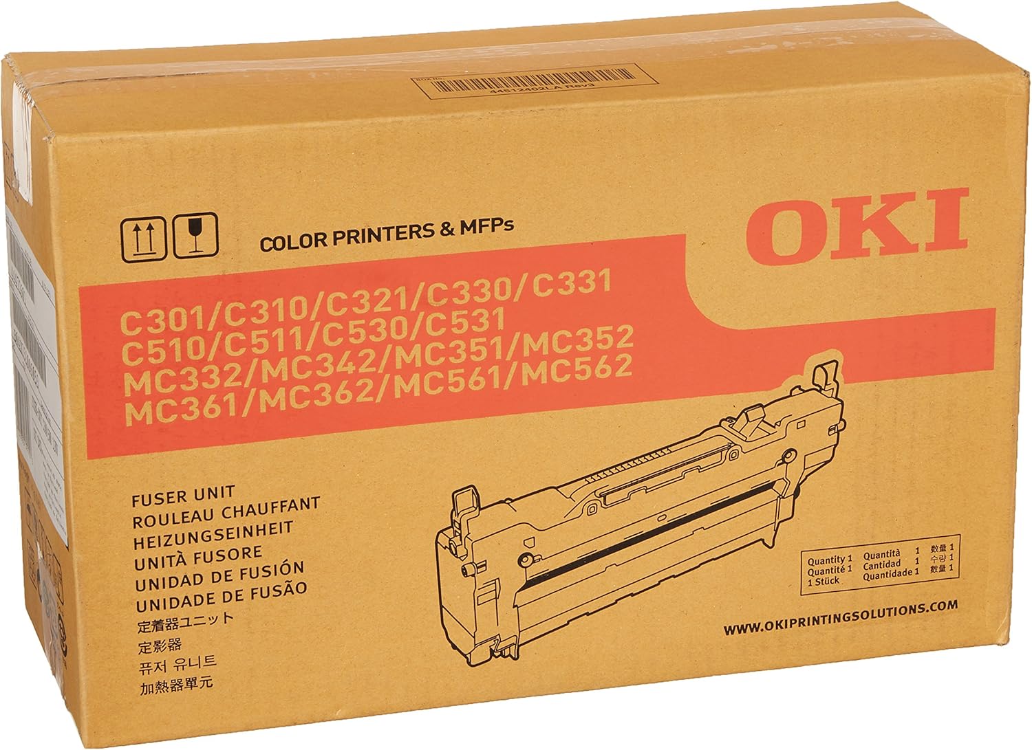 OKI 44472201 Printer Transfer Belt Unit for C510, MC332, MC361: Electronics