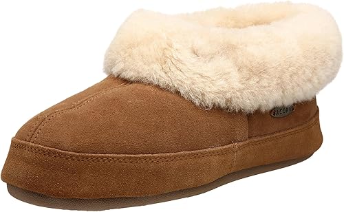 acorn shearling slippers