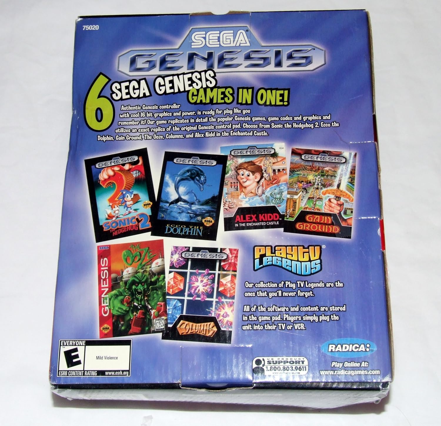 sega genesis plug and play radica