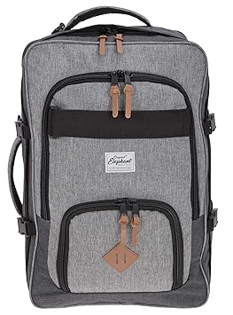 ELEPHANT Fly XL Kabinenrucksack Kabinengepäck Rucksack Reiserucksack 41 Liter (Two Tone GRAU)