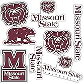 Desert Cactus Missouri State University Sticker Bears MO Sticker Vinyl Decals Laptop Water Bottle Car Scrapbook Sheet T2 (Type 2)