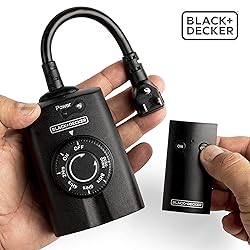 BLACK+DECKER Wireless Outdoor Timer Outlet with