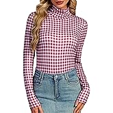 Totatuit Women's Turtleneck Long Sleeve Shirts Lightweight Fall Fashion Basic Thermal Underwear Tops Winter Clothes 2026