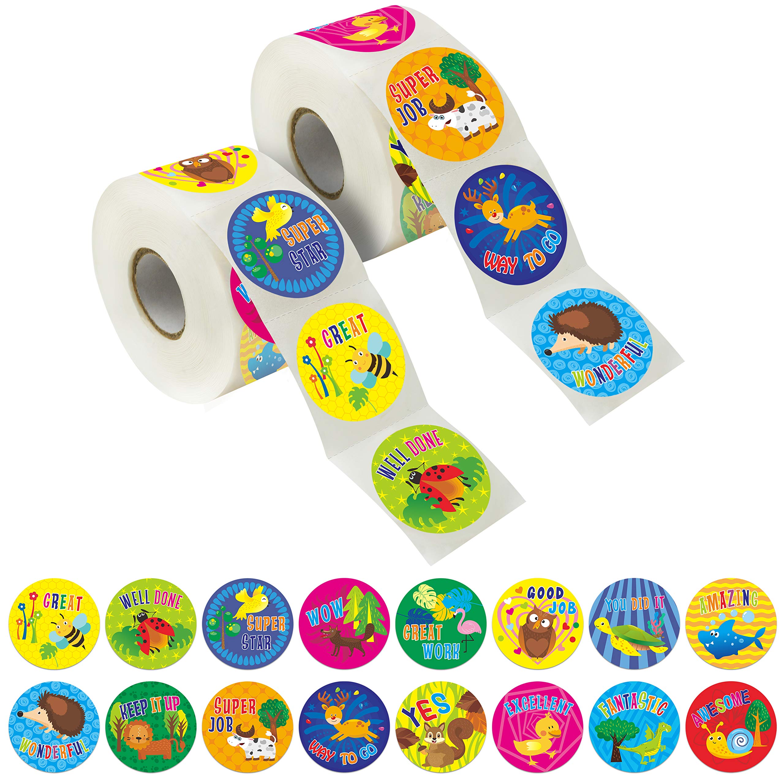 600 Animal Teacher Reward Encouragement Motivational Sticker In 16 Designs Expanded Version With 1 5 Diameter Buy Online In Bahamas At Bahamas Desertcart Com Productid