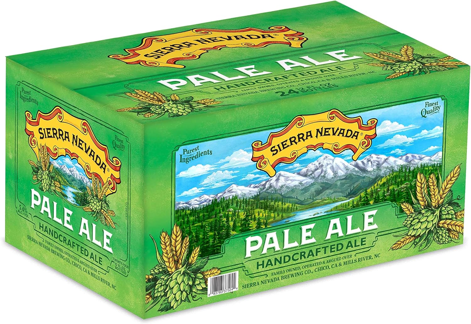 Sierra Nevada Pale Ale, 24 pk, 12 oz Bottles, 6.8 ABV Grocery & Gourmet Food