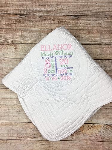 baby blanket embroidered